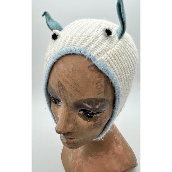 Quiltex Winter Snowsuit Blue Fur Colla VTG 6 Month Retro Jumpsuit W Handmade Hat - Picture 9 of 13